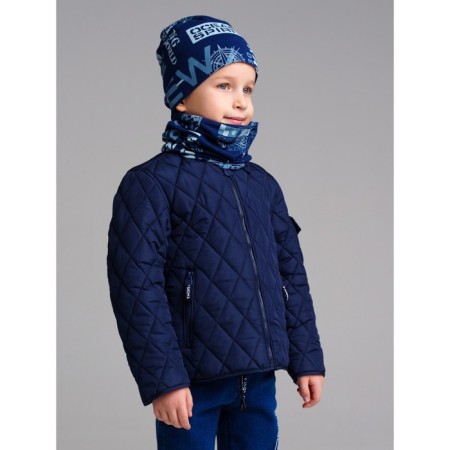 Комплект для мальчика PlayToday: шапка и снуд, рост 52 см-2