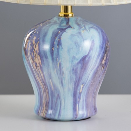 Simona desktop E27 40W blue-lazuchery 25x25x36 cm Risalux-3