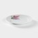 Porcelain plate "Lilac", d = 17 cm, white