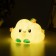Night "Cloud" LED from AG13 batteries yellow 12x10x8 cm