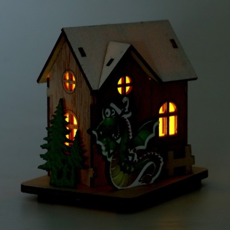 Light decor "Fairytale Dragon House" mix, 7.7 × 10 × 9.7 cm-6