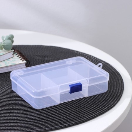 Organizer for storage, 5 departments, 14.5 × 10 × 3.5 cm, color mix