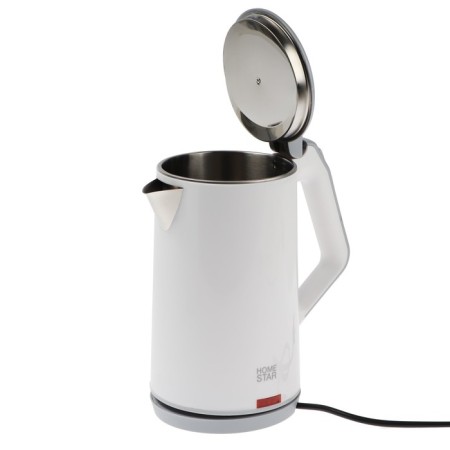 Electric kettle Homestar HS-1036, plastic, Metal flask, 1.8 l, 1500 watts, white-5
