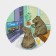 A set of napkins of serving kitchen shares "Capybara Gamers", 2 pcs, desktop, d = 36 cm