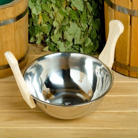 TAZ made of stainless steel, 3.2l, with two handles, "Dobroparov"-1