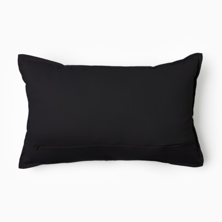 Ethel pillow, 30x50+1 cm, black, 100% cotton-2