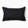 Ethel pillow, 30x50+1 cm, black, 100% cotton