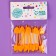 Pumpkin skewers, 12 pieces in a set, orange color
