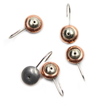 Mormyshka soldering yaman eye is perch, weight 0.85 g, nickel, packaging 5 pcs.