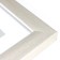 Photo frame Plastic "Gloria" 15x20 cm, with a paspartm, silver