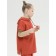 Sweatshirt for girls, height 92 cm, terracotta color