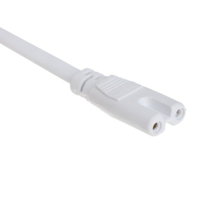The wire for connecting the Uniel Uli-p*, 3 m, IP 40, 2 contacts, with a button, white-1