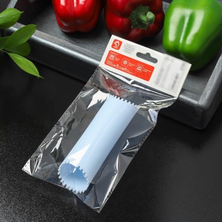 Pipe for cleaning garlic shares "Tirik", 12 × 3.5 cm, blue color-3