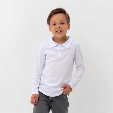 Jumper with a long sleeve KAFTAN, p. 36 (134-140 cm), white