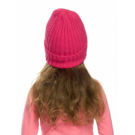 Hat for girls, size 48-50, raspberry color-1