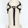 A set with a soft harness and a bow, size S, leash 120 x 1.5 cm, fire 23-42 cm, gray