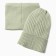 Kit for children (hat, snood), khaki color, size 48-52