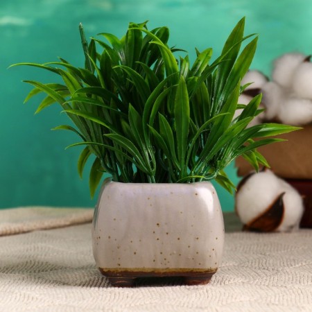 Pot "Cube Algot" Beige, 6x5cm-1