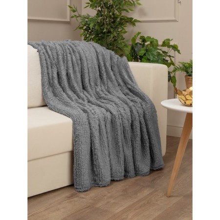 Texrepublic blanket, size 150x200 cm, gray color-2