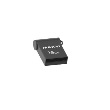 Флешка Maxvi MM, 16 Гб, USB2.0, чт до 25 Мб/с, зап до 15 Мб/с, тёмно-серая-2