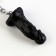Keychain, black, 18+, 4.7 x 2.1 cm
