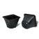 Pot for seedlings, 750 ml, D = 8.5 cm, h = 12 cm, black, Greengo