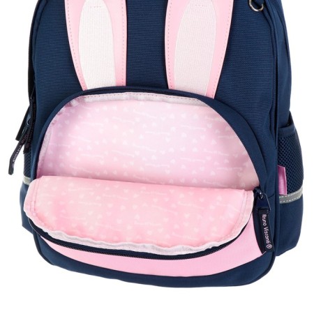 School backpack Bruno VisConti "My bunny!", 40 x 30 x 19 cm, ergonomic back, pencil case as a gift-10