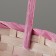 A set of wicker baskets, D16x10/31 cm, D19x10/32 cm, d21x11/36 cm, 3 pcs, pink, bamboo