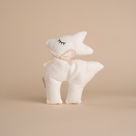 Soft toy "Olenenok", 15 cm, white color-2