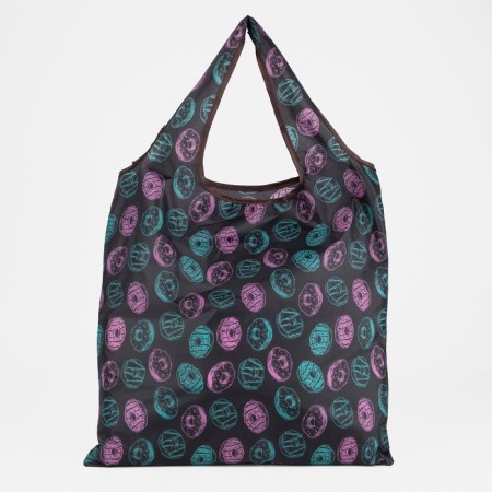 Household bag without fastener, gray/multi -colored color-1