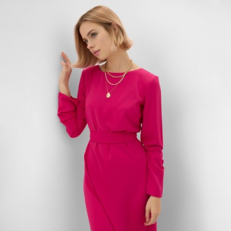 Women's dress Minaku: Casual Collection Pink color, rr 48-3