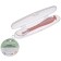 Spoon silicone children on a suction cup, in a container, pink color