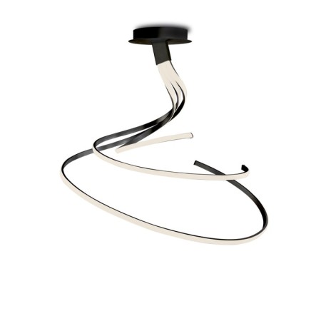 Suspended chandelier Mantra Nur, LED, 6200LM, 2800K, 1100 mm, brown color