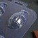 The shape for chocolate and sweets is plastic "double lemon", the color is transparent