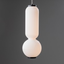 Suspended lamp Freya FR6140PL-L12B1 Awards, 150x150x1665 mm, LED, 12W, 1250LM, 3000K, black color black