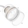 MIA chandelier 2x60W E27 white, gold 53x18x24cm