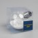 Fir -tree ball "White petals", batteries, 5 LED, glow warm white