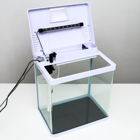 The Seastar LS-380F Aquarium includes: LED lamp, filter, 30 l, white-10