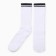 Women's socks, white/black color, rr 23