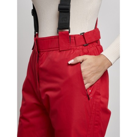 Semi -combinezone Ski Drapeted Women's, size 42, red color-11