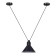 Suspension lamp ST LUCE. SL1804.403.01. Svevo. 1x60 W, E14, 21x21x17 cm, black color
