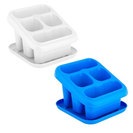 Axentia cutlery for cutlery, 4 sections, size 16x17x13 cm, color mix