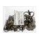 Hook furniture tundra TKO020, one -rod, bronze, 50 pcs