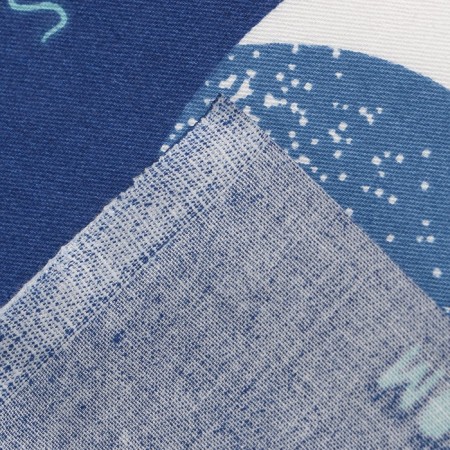 Printed fabric "I love you to the moon and vice versa" Sh.160 cm, satin, 100% cotton-3