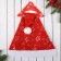 New Year's cap "Stars empty" red