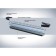 Thresholds for the car "BMW-Style Circle" Rival for Mazda CX-9 II 2016, 193 cm, 2 pcs., Aluminum, D193al.3803.2