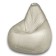 The hand-bag “pear” is positive clit, size xxxl, diameter 110 cm, height 145 cm, artificial leather, ivory color