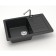Kitchen is a kitchen from Zett Lab stone. 16/Q4, 740x490x210 mm, matte, mortise, black
