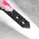 Wooden souvenir "knife", 20 cm, pixel, with a pink blade