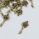 Decor for creativity Metal "Key with Flower" set of 20 pcs bronze 1.1x2.7 cm